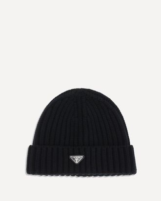 Prada Virgin wool Beanie Hat Male L