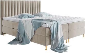 Mirjan24 Mobilier1 - Cama continental ComfiDream 156, Fresh 01, Doble, Continental, 180x200, Tapiz, Somieres, 188x210x118cm