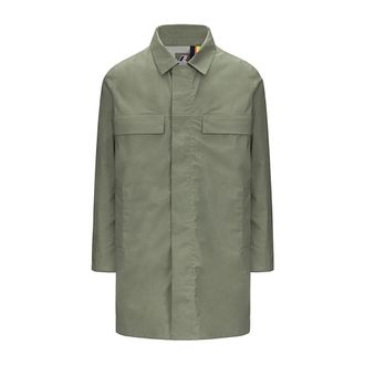 K-Way K-Way, Light Jackets, male, Green, Size: M Giubbotto