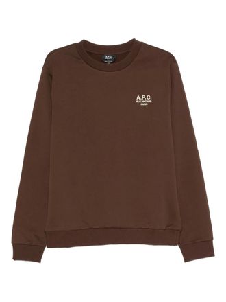 A.P.C. Standard Rue Madame sweatshirt - unisex - Cotton - L - Brown