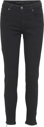 C.Ro Comfort Fit Zwarte 7/8 Broek - Dames - Slim Fit Jeans - Zwart - L - Katoen - Jeans