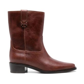 Tory Burch Dames, Schoenen, Bruin, Maat: 40 EU Leer