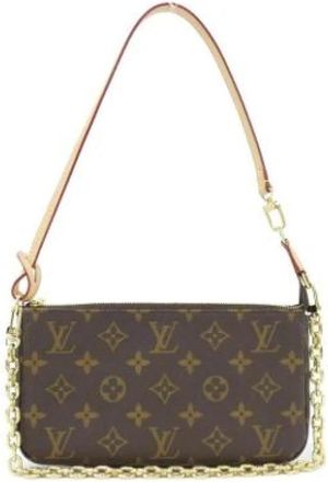 Louis Vuitton Pre-owned Mini Bags, female, Brown, Size: ONE SIZE Pre-owned Pochette Pouch