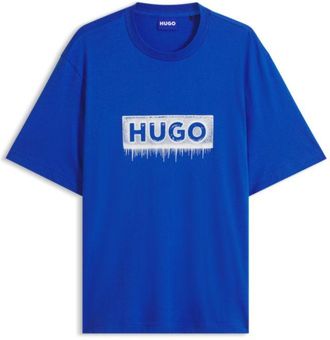 HUGO BOSS Cotton T-shirt with logo print