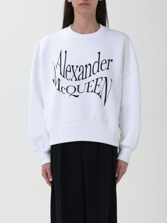 Alexander McQueen Sweatshirt MCQUEEN Woman color White