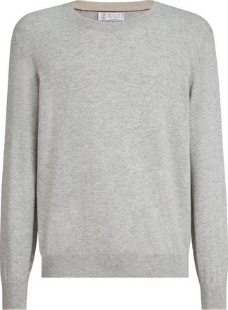 Brunello Cucinelli Cashmere sweater in Pebble at Nordstrom, Size 62 It