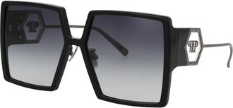Philipp Plein Zonnebril - Dames - Zonnebrillen - Zwart - 61 MM - Accessoires
