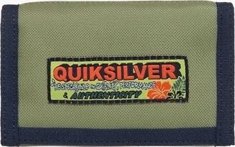 Quiksilver Mens Quiksilver Mens The Everydaily Tri-Fold Wallet - Tan - Size: M