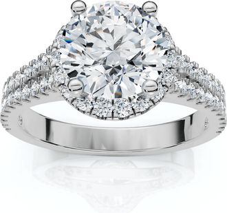 Pompeii3 2 1/3Ct Diamond Waverly Lab Grown Engagement Ring White, Yellow or Rose Gold