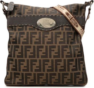 Fendi Pre-owned Fendi Zucca Canvas Selleria Crossbody Ladies 4IY2V84YB9GLP2YM