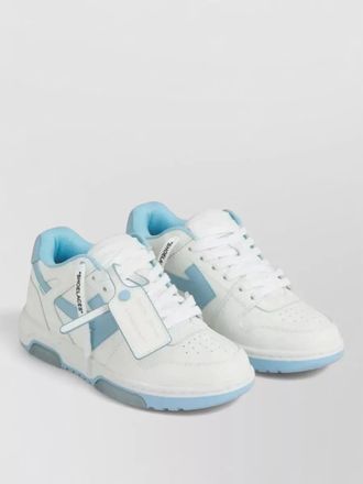 Off-white out office low top leather sneakers