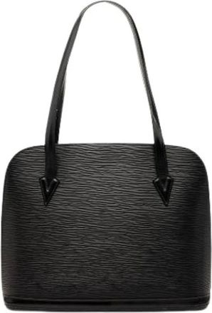 Louis Vuitton Pre-owned Shoulder Bags, female, Black, Size: ONE SIZE Pre-owned Lussac