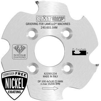 CMT 240.601.04 Hoja Circular Para Lamello Zeta P Dp 100,4x7,0/4,0x22 Z3 Tcg