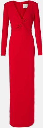 Roland Mouret Gathered cady gown