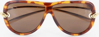 Bottega Veneta Occhiali da sole Knot Aviator in acetato - BOTTEGA VENETA - gender_Woman
