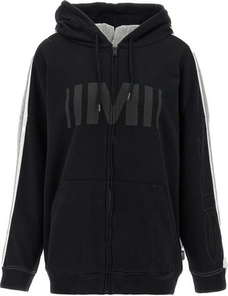 Maison Margiela Double Front Hoodie - Dames - Vesten met rits - Veelkleurig - XS - Katoen - Hoodies & sweatvesten
