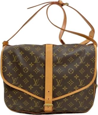 Louis Vuitton Pre-owned Schoudertas - Dames - Vintage Schoudertas - Bruin - ONE Size - Vintage