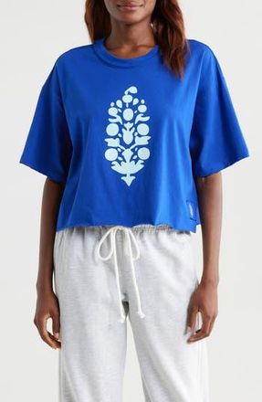 Free People FP Movement Inspire Cotton Graphic T-Shirt in Electric Shock/Sea at Nordstrom Rack, Size X-Large