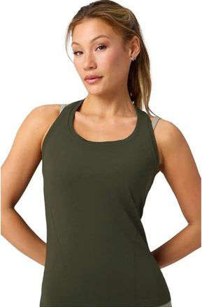 Fabletics Feather Tech+ Racerback Tank in Dark Olive at Nordstrom, Size X-Large