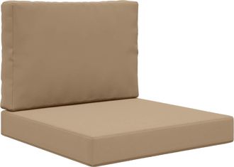 vidaXL Coj&iacute;n Para Sof&aacute; De Exterior Poli&eacute;ster Gris Topo 60 X 60 Cm Vidaxl