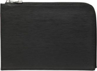 Louis Vuitton Pre-owned Clutches, female, Black, Size: ONE SIZE Pre-owned Pochette Jour