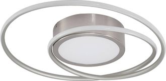 Lindby L&aacute;mpara De Techo Led bovia En Gris Aluminio - Lindby