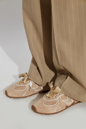 Naked Wolfe Suede Sports Shoes Adored, Womens, Beige