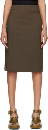 Róhe Dames, Rokken, Bruin, Maat: 2XS Wol