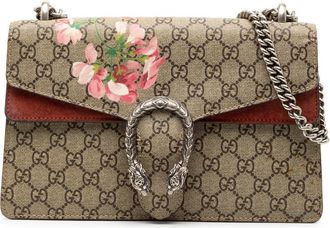 Gucci Pre-owned Gucci Small GG Supreme Blooms Dionysus Shoulder Bag 400249 493075