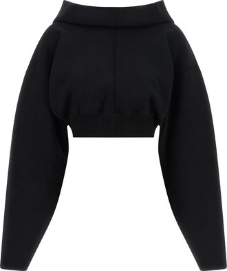 Rick Owens Black Viscose Womens Sweatshirt