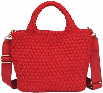 Sol and Selene Womens Skys The Limit Small Sustainable Crossbody Bag In Red