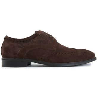 Sole Mens Ldn Guard Brogue Shoes - Brown Suede - Size UK 12