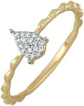 Bony Levy Mykonos Diamond Pavé Stacking Ring in 18K Yellow Gold at Nordstrom, Size 6.5