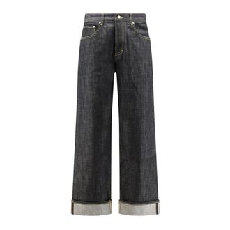 Represent Wide Jeans, male, Black, Size: W33 Wide Leg Jeans