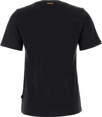 Michael Kors Womens Black Cotton T-Shirt Exterior Exterior: T-shirts And Polos