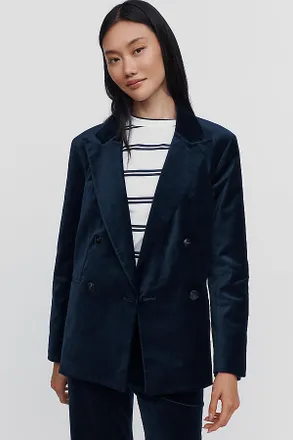 Maeve Velvet Blazer Jacket