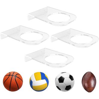 OEM Soporte De Pared Para Balones, Soporte Acr&iacute;lico Para Balones De F&uacute;tbol, soporte Para Balones De Baloncesto Para Colocar Y Exhibir Balones, Soporte De 