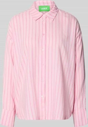 Jack & Jones Hemdbluse mit Leinen-Anteil und Knopfleiste Modell ALMIRA in Hellrosa, Gr&ouml;&szlig;e XL