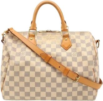 Louis Vuitton Pre-owned Speedy 30 Handtas - Dames - Vintage Handtas - Beige - ONE Size - Vintage