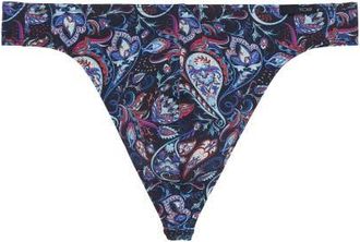 HOM Funky Styles G-String in Navy Blue Print at Nordstrom, Size Medium