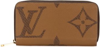 Louis Vuitton Brown Pvc Leather Long Wallet (Bi-Fold) (Pre-Owned)