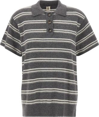 The Garment Como Dads Polo - Dames - Ronde hals truien - Grijs - S - Wol - Truien & Vesten
