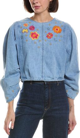 Mother The Heyday Puff Sleeve Top