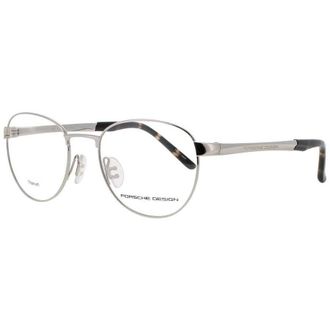 Porsche Design Unisex Silver Tone Rectangular Eyeglass Frames P8369