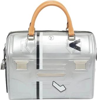 Louis Vuitton Borsa a mano vintage in pelle argentata Pre-owned - - Pre-owned - Donna - Grigio - ONE SIZE