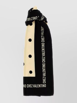 Valentino Garavani scarf chez valentino contrast border