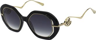 Christian Lacroix CL5127 004 Womens Sunglasses Black Size 51