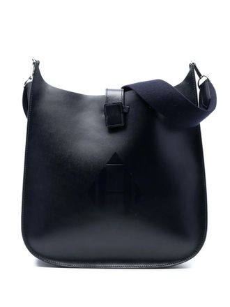 Herm&egrave;s 2017 Vache Hunter Evelyne Diamond H Sellier 33 crossbody bag - women - Calf Leather - One Size - Blue