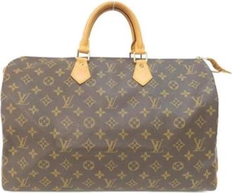 Louis Vuitton Pre-owned Boston Bag - Dames - Vintage Handtas - Bruin - ONE Size - Vintage