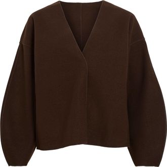 Vila Womens Vijuice Loose L/S Jacket-Noos, Coffee Bean, 16